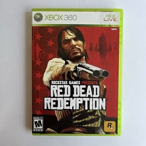 Red Dead Redemption (Microsoft Xbox 360, 2010) Complete with Map & Manual - CIB